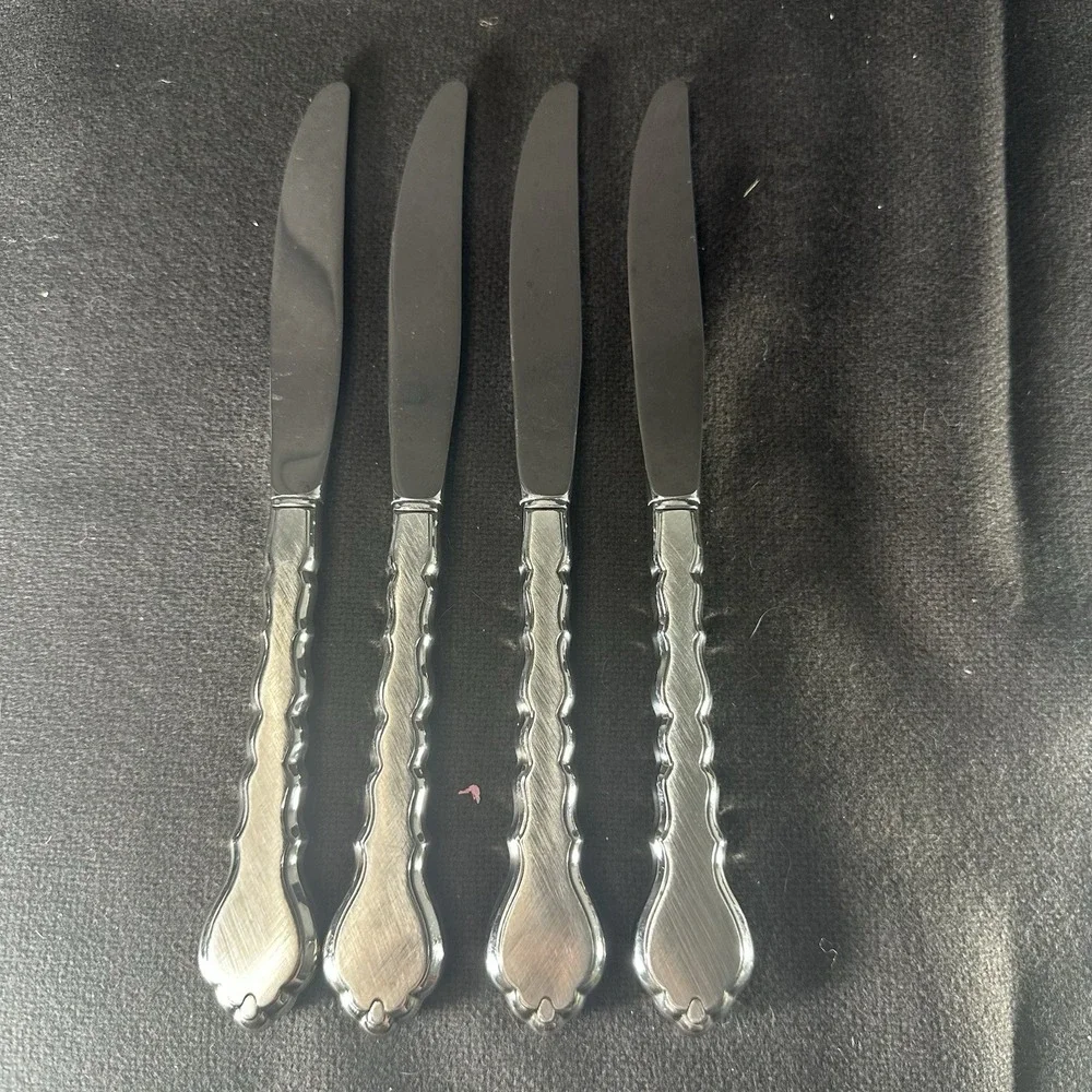 4 Oneida CELLO Dinner Knives Community Stainless Flatware Set Of 4 EUC